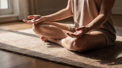 Утренняя медитативная практика — сидячая поза у окна